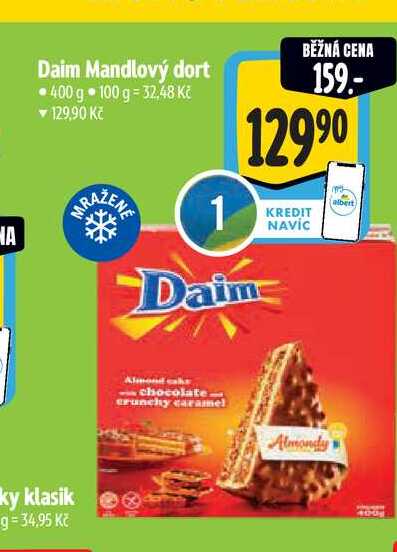 Daim Mandlový dort 400 g  