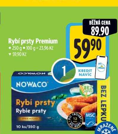 Rybí prsty Premium 250 g  