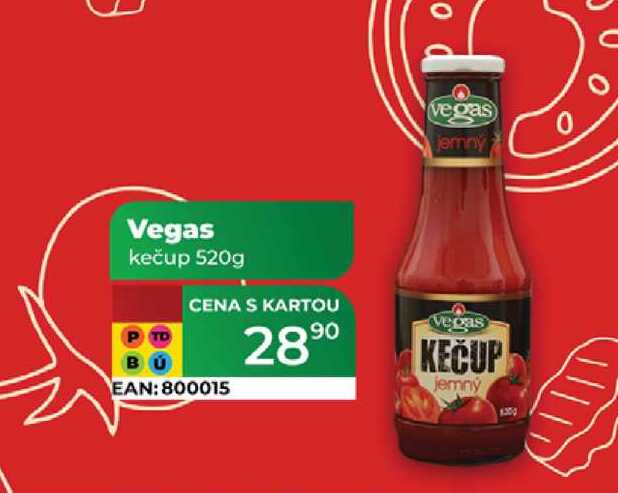 Vegas kečup 520g 
