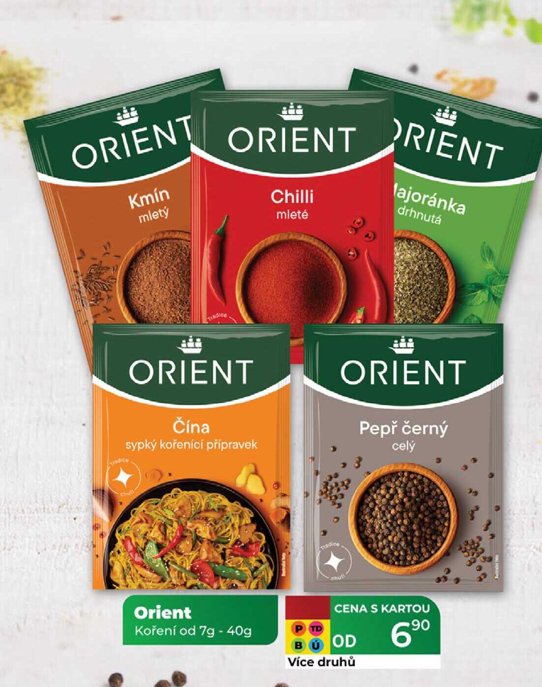 Orient Koření od 7g - 40g  