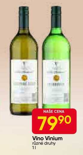 Vino Vinium různé druhy 1l