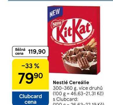 Nestlé Cereálie, 300-360 g 