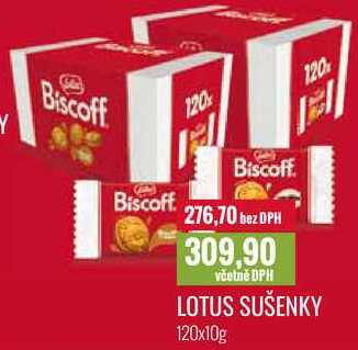 LOTUS SUŠENKY 120x10g 