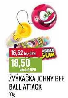 ŽVÝKAČKA JOHNY BEE BALL ATTACK 10g 