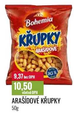 ARAŠÍDOVÉ KŘUPKY 50g 