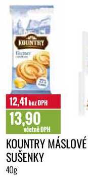 KOUNTRY MÁSLOVÉ SUŠENKY 40g 