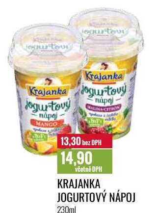KRAJANKA JOGURTOVÝ NÁPOJ 230ml 