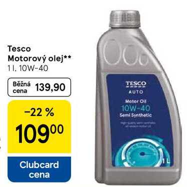 Tesco Motorový olej, 1 l, 10W-40 