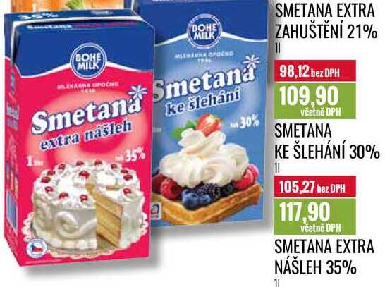 SMETANA EXTRA NÁŠLEH 35% 1l