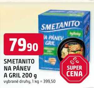 SMETANITO NA PÁNEV A GRIL 200 g 