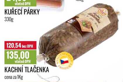 KACHNÍ TLAČENKA cena za 1Kg 
