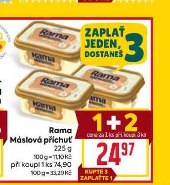 Rama Máslová příchuť 225 g