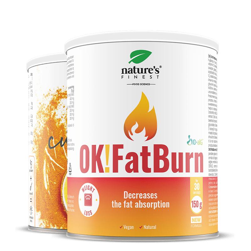 CZ Golden Curcuma Latte + OK!Fatburn | -50% | Protizánětlivý | Imunitní systém | Ztráta hmotnosti | Fatburner | Blokuje enzymy sacharidů a tuků