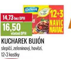 KUCHAREK BUJÓN 12+3 kostky 