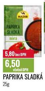 PAPRIKA SLADKÁ 25g 