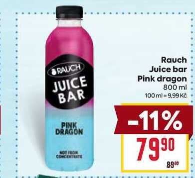 Rauch Juice bar Pink dragon 800 ml 