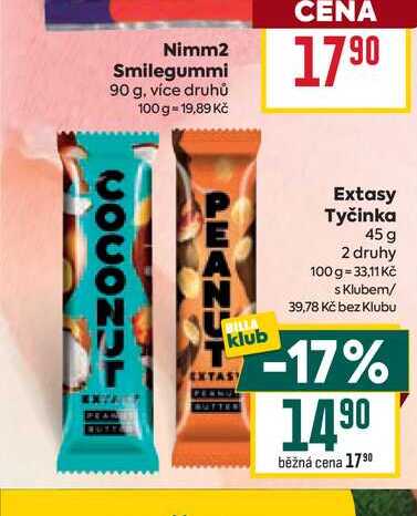 Extasy Tyčinka 45 g 