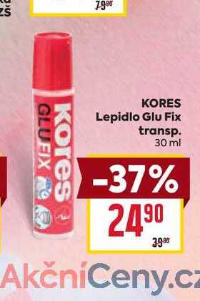 KORES Lepidlo Glu Fix transp. 30 ml