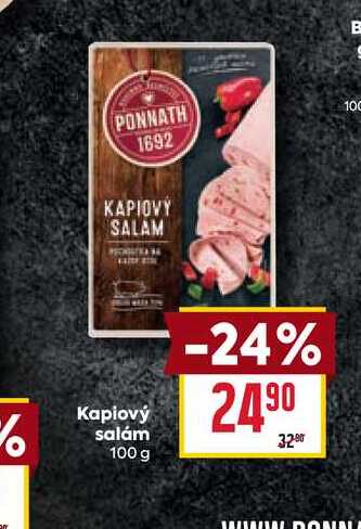 Kapiový salám 100g