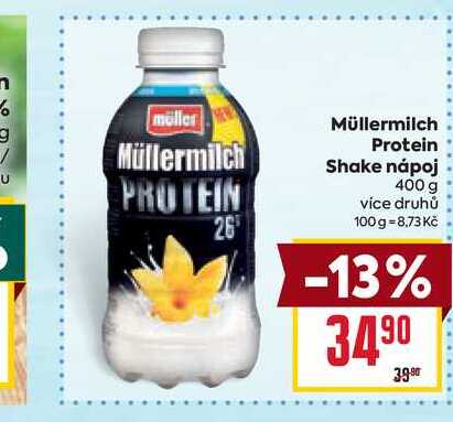 Müllermilch Protein Shake nápoj 400 g 