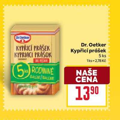 Dr. Oetker Kypřicí prášek 5 ks 