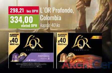 L'OR Profondo, Colombia kapsle 40 ks 