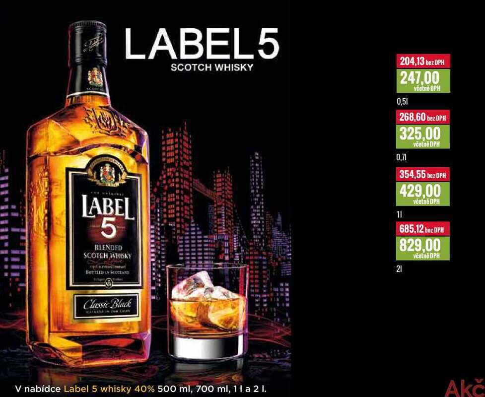 LABEL 5 0,5l, 0,7l, 1l, 2l