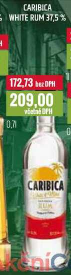 CARIBICA WHITE RUM 37,5% 0,7l