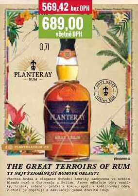 PLANTERAY RUM 0,7l