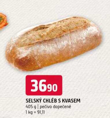 SELSKÝ CHLÉB S KVASEM 405 g