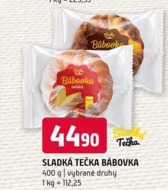 SLADKÁ TEČKA BÁBOVKA 400 g