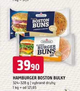 HAMBURGER BOSTON BULKY 324-328 g