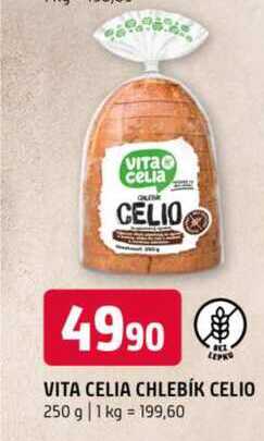 VITA CELIA CHLEBÍK CELIO 250 g