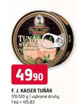 F. J. KAISER TUŇÁK 170/120 g