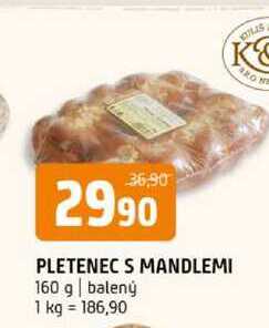 PLETENEC S MANDLEMI 160 g
