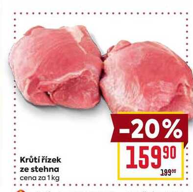 Krůtí řízek ze stehna cena za 1 kg 