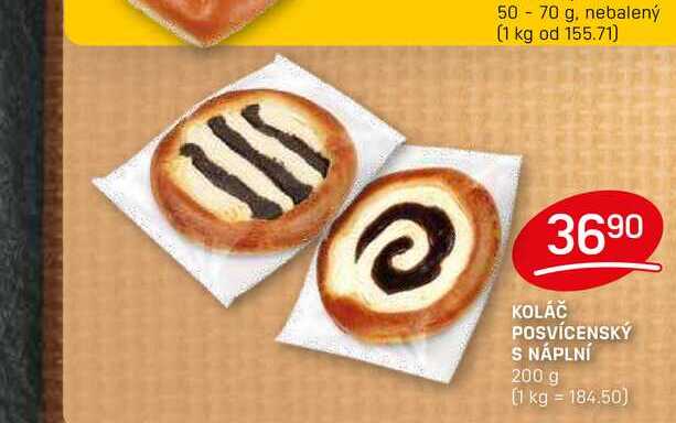 KOLÁČ POSVÍCENSKÝ S NÁPLNÍ 200 g