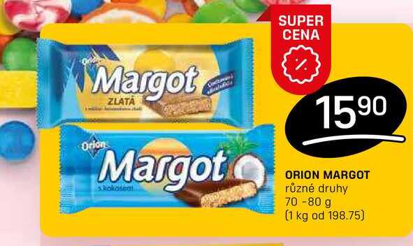 ORION MARGOT různé druhy 70-80 g