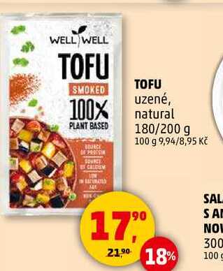 TOFU uzené, natural, 180/200 g  