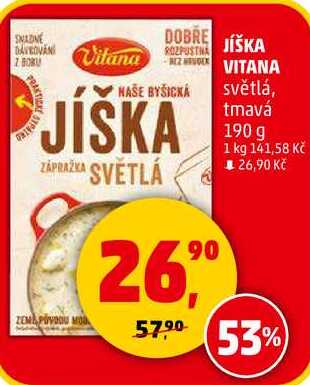Vitana Jíška, světlá, 190g