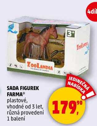 SADA FIGUREK FARMA plastové, vhodné od 3 let, 1 balení 