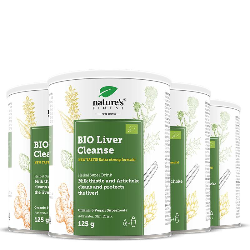 100% Ostropestřec Mariánský & Artičok | 4x Liver Cleanse® od Nature's Finest | Veganský Produkt pro Obnovu Jater