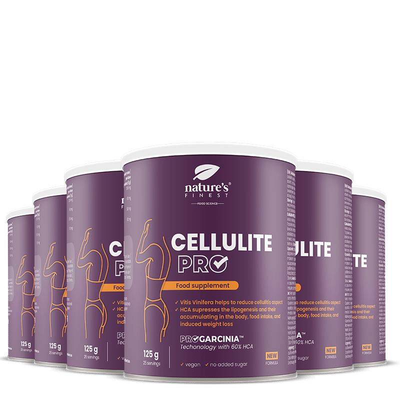 100% Cellulite PRO® od Nature's Finest | Nápoj na redukci celulitidy | Balení 6 kusů