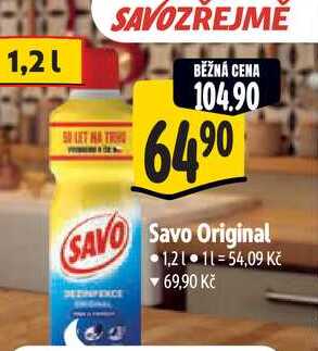   Savo Original 1,2 l