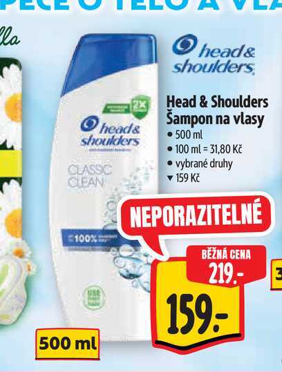  Head & Shoulders Šampon na vlasy  500 ml  