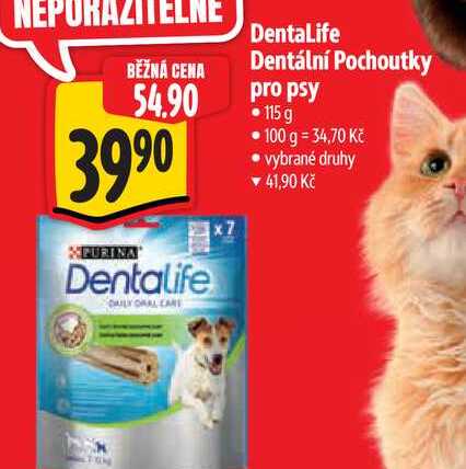  DentaLife Dentální Pochoutky pro psy 115 g  