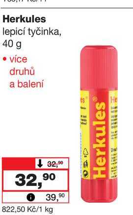 Herkules lepicí tyčinka, 40 g 