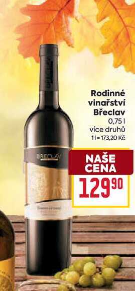 Rodinné vinařství Břeclav 0,75l