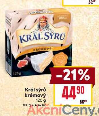 Král Sýru Krémový 120g