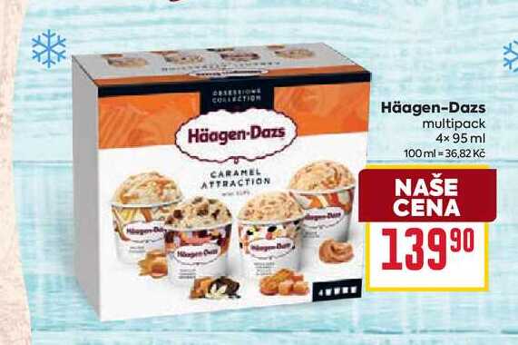 Häagen-Dazs multipack 4x 95 ml